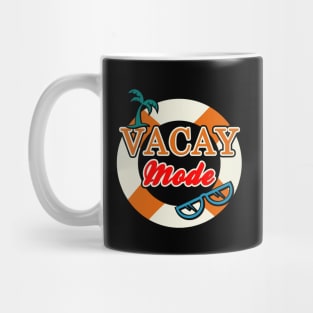 Cruise Vacation Vacay Mode Colorful T shirt Mug